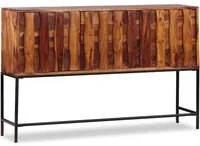 Credenza in Legno Massello di Sheesham 120x30x80 cm cod mxl 7351