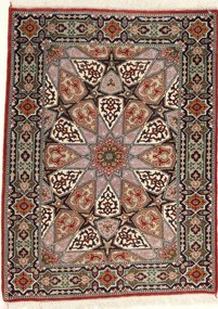 Tabriz Tappeto 90x70 (Iran) Annodato A Mano