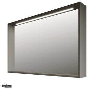 Specchiera Rettangolare "Quadrante" Con Struttura 84x73 Cm C/Barra Led