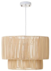Lampada da soffitto in colore naturale con paralume in rattan ø 38 cm Natural Way - Casa Selección