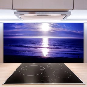 Pannello paraschizzi cucina Mare, sole, paesaggio 100x50 cm