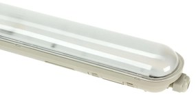 Plafoniera LED 120cm 38W 5.900lm (155lm/W) Certificato PZH Colore Bianco Naturale 4.000K