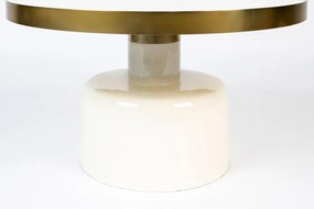 Tavolino rotondo in metallo ø 60 cm Glam – Zuiver