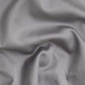 Lenzuolo grigio scuro in cotone sateen elasticizzato 140x200 cm - Mijolnir