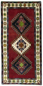 Shiraz Tappeto 110x230 Rosso (Iran) Annodato A Mano