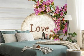 Carta da parati – Scritta su pietra Love