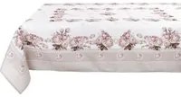 Tovaglia Shabby Chic Provenzale Floreale Tavola Elegante bianca Blanc Maricl