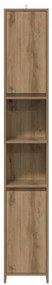 Mobile da bagno rovere artigianale 30x30x183,5 cm in truciolato