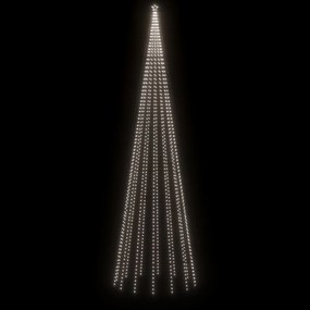 Albero di Natale a Cono Bianco Freddo 1134 LED 230x800 cm