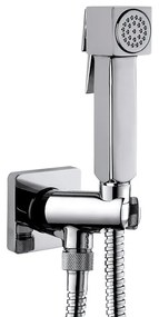 Doccino wc BOSSINI Cube ottone Ø 1/2" argento cromato