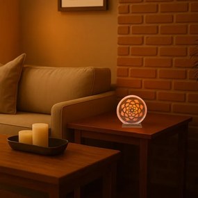 Rabalux 76031 - Lampada di sale MANDALI 1xE14/15W/230V