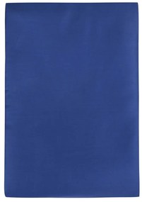 Lenzuolo blu scuro in cotone sateen elasticizzato 140x200 cm - Mijolnir