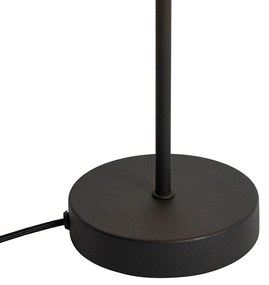 Lampada da tavolo retrò nera con oro - Magnax Mini