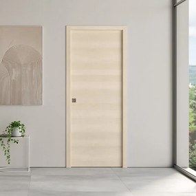 Porta interna scorrevole Sea in MDF colore ecru, L 80 x H 210 cm, apertura reversibile