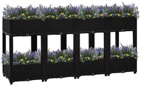 Fioriera Rialzata 160x40x71 Cm İn Polipropilene /