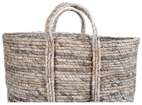 Cestino grigio in foglie di mais Udine - House Nordic