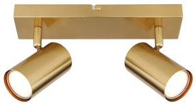 Globo 57911-2GO - Faretto ROBBY 2xGU10/35W/230V oro