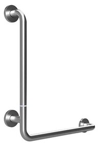 Maniglione di sostegno 63x68 cm acciaio inox/argento