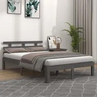 Giroletto Grigio in Legno Massello 200x200 cm 814776