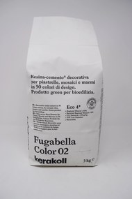 Kerakoll Fugabella resina cemento decorativa per piastrelle mosaici e marmi 3kg Color 02