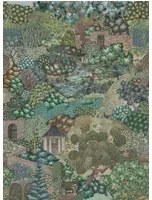 Josephine Munsey Carta da parati panoramica Miserden Mural - Green