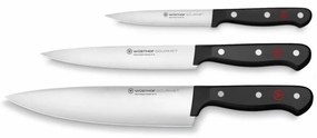Wüsthof GOURMET set coltelli da cucina 3 pz nero
