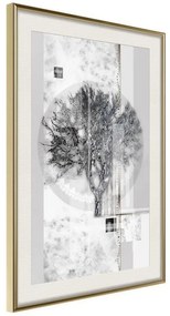 Poster  Sign of Winter  Cornice Quadri Cornice d'oro con passe-partout, Larghezza x Altezza Home decor 40x60