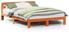 Letto senza materasso marrone cera 150x200 cm in legno di pino