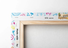 Quadro su tela – Giocattoli in colori pastello