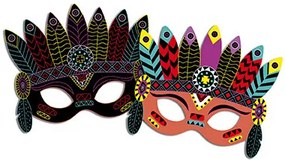Scratch art - Maschere da festa