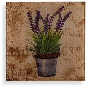 Quadro Versa Lavanda Cristallo 1 x 30 x 30 cm