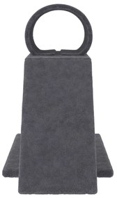 Pali tiragraffi gatti tunnel e scaletta grigio scuro 55,5 cm