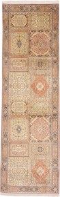 Cashmere Silk Tappeto orientale 300x90 (Indian) Annodato A Mano