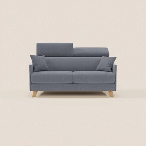 Sole divano letto matrimoniale design compatto - poggiatesta reclinabili e 100% sfoderabile in tessuto smacchiabile T23