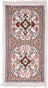 Agra Tappeto 30 x 60 (Indian) Annodato A Mano