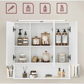 Mobile da bagno con specchio SKY bianco