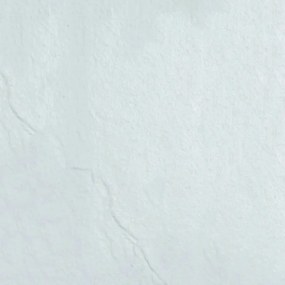 Kamalu - piatto doccia semicircolare 80x80cm effetto pietra bianco