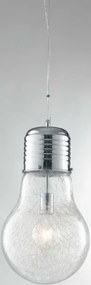 Sospensione lampadina fili alluminio 1xe27 30x38cm