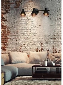 Faretto NERIA 3xE14/40W/230V nero/rame