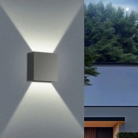 Brilagi - Applique da esterno DOUBLERAY LED/4W/230V, antracite, IP65