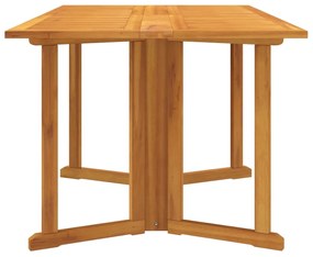 Tavolo Giardino Pieghevole a Farfalla 150x90x75cm Massello Teak