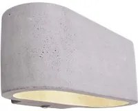 Applique parete LED G9 lampada cemento pietra grigio doppio fascio luminoso ingresso negozio ufficio 230V