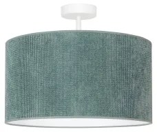 Duolla - Lampadario a plafone CORDUROY 1xE27/15W/230V diametro 40 cm azzurro