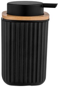 WENKO 25298100 - Dispenser di sapone ROTELLO 8,9x12,7 cm nero/marrone