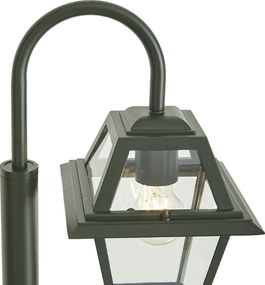 Lanterna da esterno classica verde scuro 135 cm IP44 - Berta