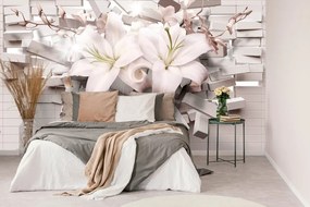Carta da parati – Gigli in Stile Moderno