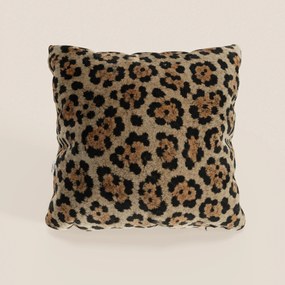 Wild cuscino in collezione Wild in microfibra impermeabile giaguaro