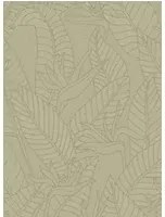 Arte Carta da parati Strelitzia - Olive