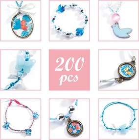 Set per fare gioielli - perle e uccelli