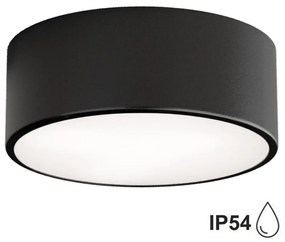 Brilagi - Plafoniera da bagno CLARE 1xE27/24W/230V diametro 20 cm IP54 nero